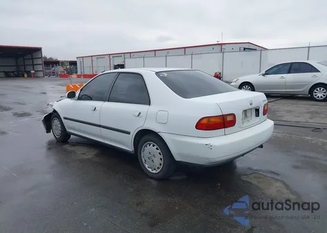 1993 Honda Civic Ex/Ex-V from USA, damaged, VIN JHMEH9696PS005872